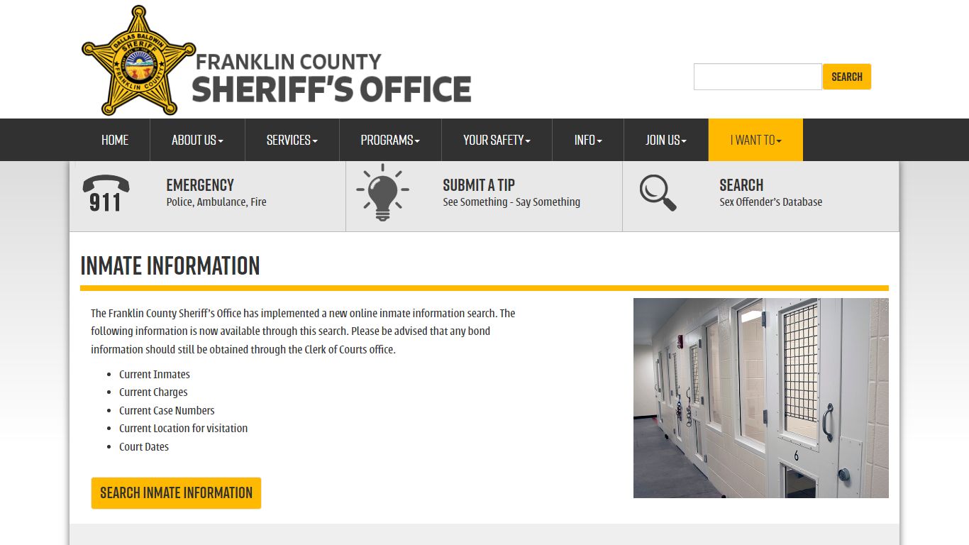 Franklin County Sheriff - Inmate Information